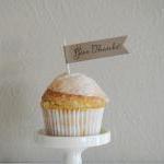 Give Thanks - Thanksgiving Cupcake Flags - Set Of..