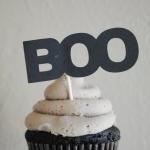 Boo - Halloween Cupcake Toppers