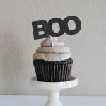 Boo - Halloween Cupcake Toppers